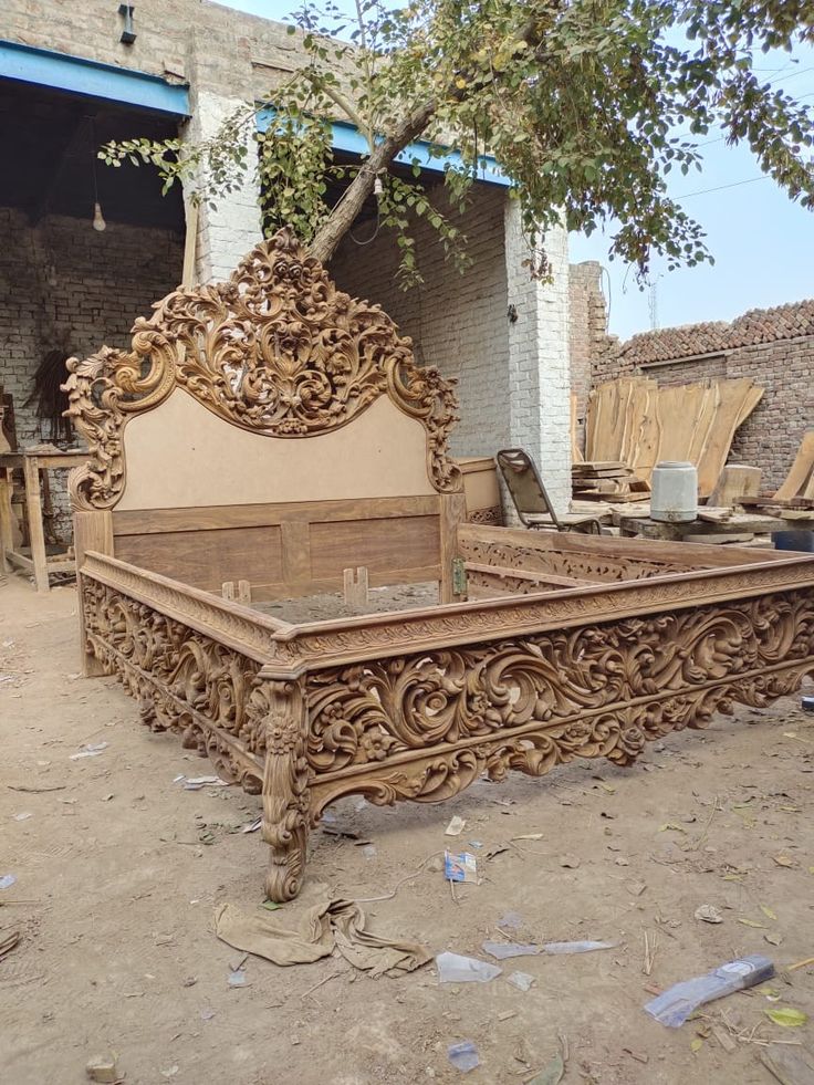 Wooden Bed