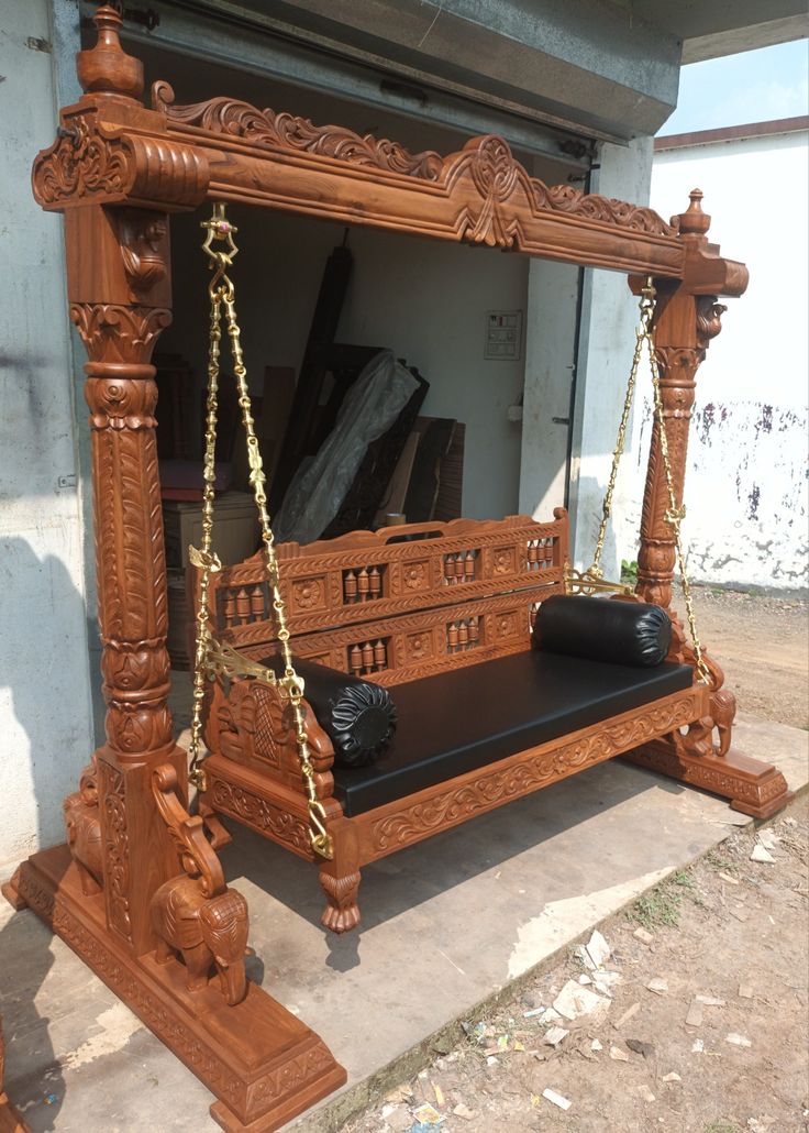 Wooden Bed