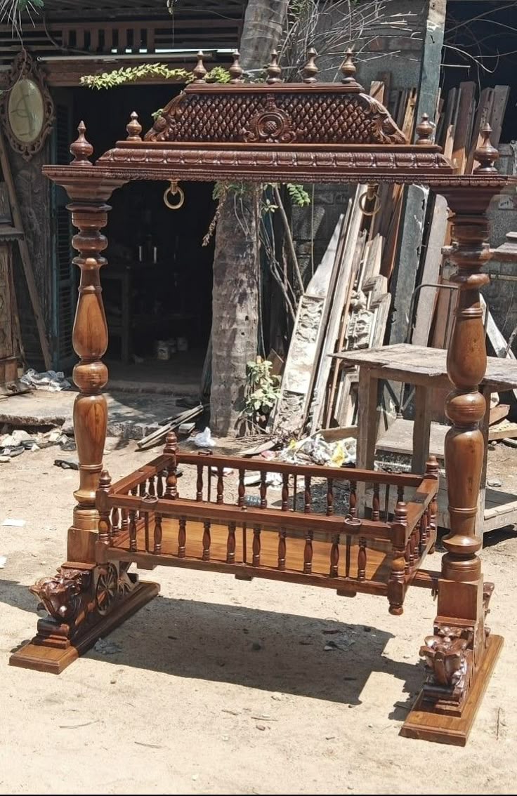 Wooden Bed