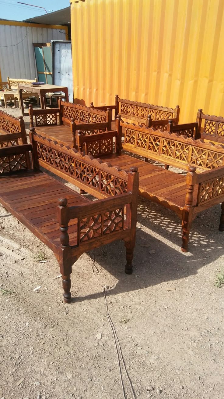 Wooden Bed