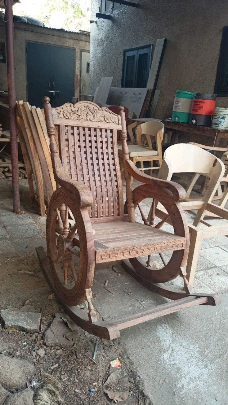 Wooden Bed